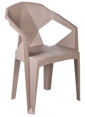 Садовый стул Muze, песочный цена и информация | Садовые стулья, кресла, пуфы | kaup24.ee
