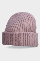 Women's Winter Hat with Wool Addition 4F 4FAW23ACAPF290-56S Pink 29480-48 цена и информация | Мужские ботинки | kaup24.ee