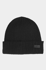 Single-layer Men's Winter Hat 4F 4FAW23ACAPM317-20S Black 29511-50 цена и информация | Мужские ботинки | kaup24.ee