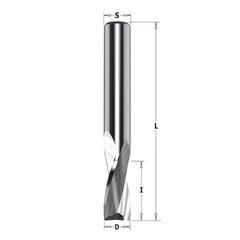 186.040.11 CMT VHM Z2 alumiiniumfreesur D4 I10 L60 S6 / POLÜÜHITUD JUURETUS hind ja info | Freesid | kaup24.ee