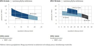 190.008.11 CMT VHM Мельница для финишной обработки Z1+1 D6.35 I22 S6.35 ПОЗИТИВ + НЕГАТИВ цена и информация | Фрезы | kaup24.ee