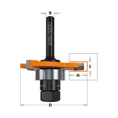 CMT Kuuli/lihvijalats koos laagriga Z3 D47.6 I1.5 S8 mm hind ja info | Freesid | kaup24.ee