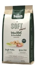 Koeratoit Bosch Pet Food Plus SOFT MINI Quail & Potato 1kg цена и информация | Сухой корм для собак | kaup24.ee