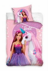 Barbie komplekt Puuvillane voodipesu 140x200 + tekk 130x170 BARBIE hind ja info | Voodilinad | kaup24.ee