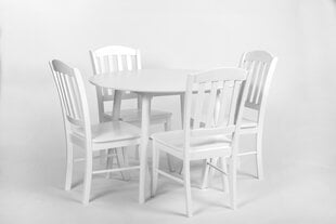 Söögilauakomplekt Andria/Monaco, valge цена и информация | Комплекты мебели для столовой | kaup24.ee