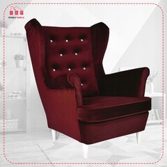 Family Furniture Diana Skandinaavia tugitool burgundipunane punane kirss цена и информация | Кресла в гостиную | kaup24.ee