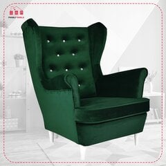 Family Furniture Diana Skandinaavia tugitool pudelist roheline samet цена и информация | Кресла в гостиную | kaup24.ee