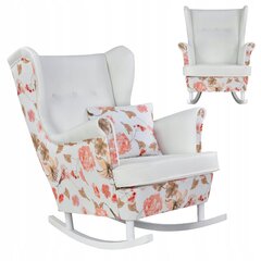 Ari Print Duo Skandinaavia kiiktool Family Furniture valge lill цена и информация | Кресла в гостиную | kaup24.ee