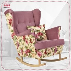 Ari Print Duo Skandinaavia kiiktool Family Furniture roosad beežid цена и информация | Кресла в гостиную | kaup24.ee