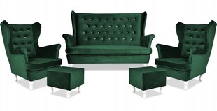 Komplekt lounge mööbel uszak Diana diivan tugitoolid poufs Family Furniture set цена и информация | Кресла в гостиную | kaup24.ee