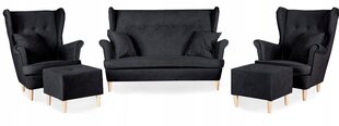 Komplekt lounge mööbel uszak Ari diivan tugitoolid poufs Family Furniture set цена и информация | Кресла в гостиную | kaup24.ee