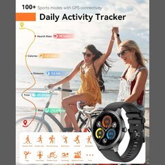 Tervise- ja treeningujälgija funktsioonidega nutikell, puuteekraan ja erinevad spordirežiimid LIVMAN LW92 hind ja info | Nutikellad (smartwatch) | kaup24.ee