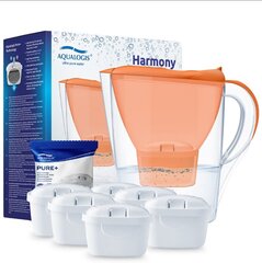 Filterkann Aqualogis Harmony veefiltri anum 2,6 l + 6 filtrit hind ja info | Filterkannud ja filtrid | kaup24.ee