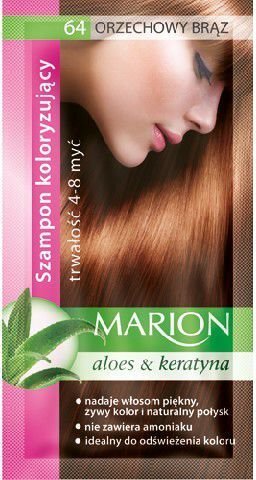 Tooniv šampoon Marion 40 ml, 64 Natural Brown цена и информация | Juuksevärvid | kaup24.ee