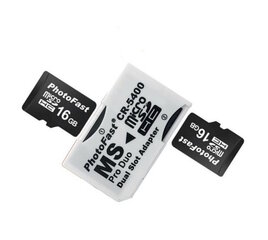 PhotoFast microSD kuni MS Pro mälukaardi adapter hind ja info | USB jagajad, adapterid | kaup24.ee