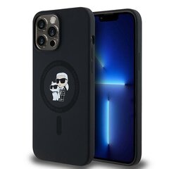 Karl Lagerfeld KLHMP13XSCMKCRHK iPhone 13 Pro Max 6.7" czarny|black hardcase Silicone Karl & Choupette MagSafe цена и информация | Чехлы для телефонов | kaup24.ee