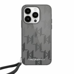 Karl Lagerfeld KLHCP15XHKDPNSK iPhone 15 Pro Max 6.7" czarny|black hardcase IML Mono KL Pattern & Cord цена и информация | Чехлы для телефонов | kaup24.ee