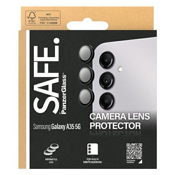 PanzerGlass Safe Camera Lens Protector цена и информация | Ekraani kaitsekiled | kaup24.ee