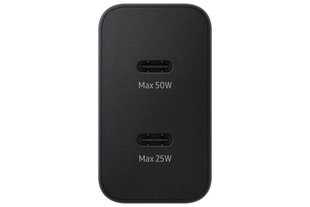 Ład. siec. Samsung EP-T5020XBEGEU PD 50W Super Fast Charge czarny|black цена и информация | Зарядные устройства для телефонов | kaup24.ee