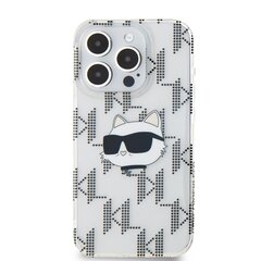 Karl Lagerfeld IML Electroplated Choupette Head Case for iPhone 15 Pro Max Transparent цена и информация | Чехлы для телефонов | kaup24.ee