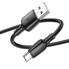 Borofone Cable BX93 Super Power - USB to Type C - 27W 3A 1 metre black цена и информация | Кабели для телефонов | kaup24.ee