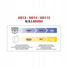 UG113 NSI ТЕРМОЩЕТКА ДЛЯ УКЛАДКИ ВОЛОС 20 ММ цена и информация | Расчески, щетки для волос, ножницы | kaup24.ee