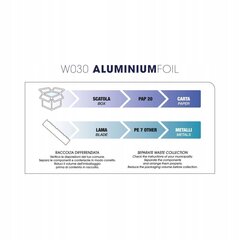 Alumiiniumfoolium juustele W030, 12 cm hind ja info | Juuksevärvid | kaup24.ee