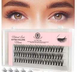 Naturaalsest siidist ripsmed Lewer Eyelash Miami, 11 mm hind ja info | Kunstripsmed, ripsmekoolutajad | kaup24.ee