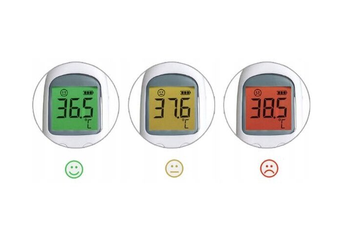 Kontaktivaba infrapuna termomeeter, LCD ekraan, elektrooniline цена и информация | Termomeetrid | kaup24.ee