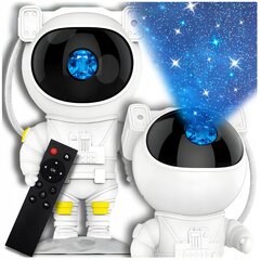 LED projektori lamp Astronaut Galaxia, valge цена и информация | Праздничные декорации | kaup24.ee