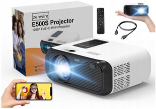 Miniprojektor LED FULL HD Zenwire E500S hind ja info | Projektorid | kaup24.ee