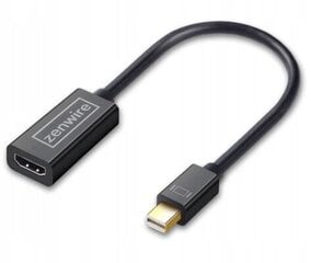 Zenwire Adapter mini DP - HDMI kaabel цена и информация | Адаптеры и USB-hub | kaup24.ee