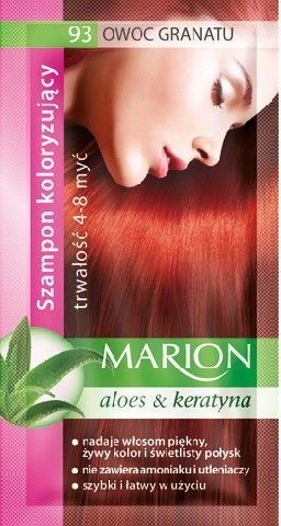 Tooniv juuste šampoon Marion 40 ml, 93 Pomegranate hind ja info | Juuksevärvid | kaup24.ee