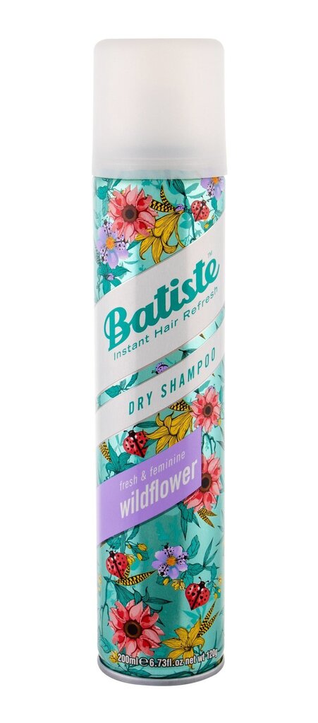 Kuivšampoon Batiste Wildflower 200 ml цена и информация | Šampoonid | kaup24.ee