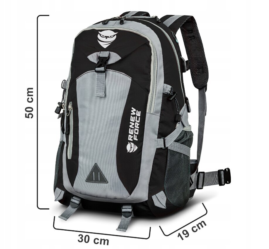 Matkaseljakott Renew Force, 20-40 l, must hind ja info | Matkakotid ja reisikotid | kaup24.ee