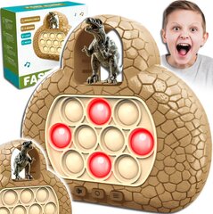 Elektrooniline mälumänguasi Pop-it, dinosaurus цена и информация | Развивающие игрушки | kaup24.ee