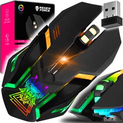 Juhtmeta mängurihiir RGB Renew Force, 3200 dpi hind ja info | Hiired | kaup24.ee