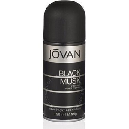 Pihustatav deodorant Jovan Musk Black meestele 150 ml цена и информация | Lõhnastatud kosmeetika meestele | kaup24.ee