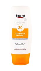 Солнцезащитный лосьон Eucerin Sensitive Protect Extra Light SPF30 150 мл цена и информация | Кремы от загара | kaup24.ee