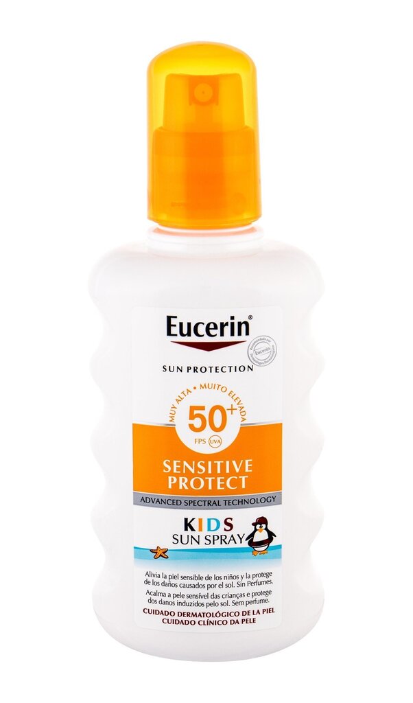 Pihustatav päikesekaitsekreem lastele Eucerin Sensitive Protect SPF50+ 200 ml hind ja info | Laste ja ema kosmeetika | kaup24.ee