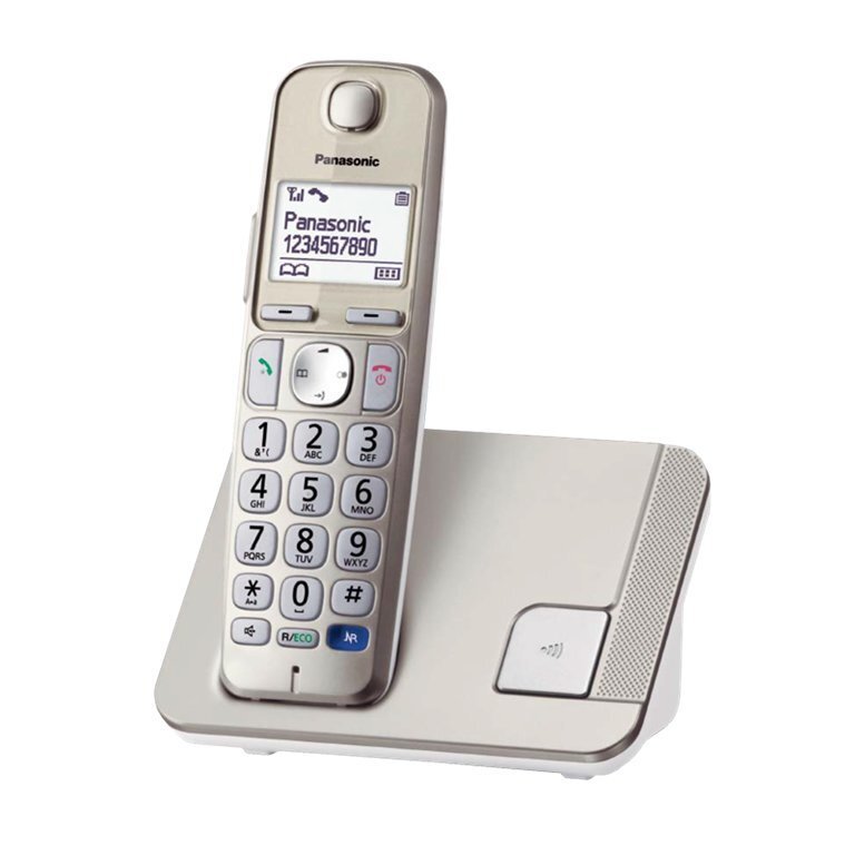 Panasonic KX-TGE210FXN, hõbedane цена и информация | Lauatelefonid | kaup24.ee