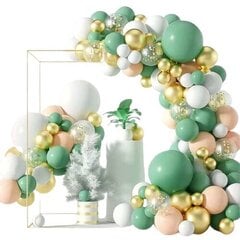 Sage Green Arch Set Mix Balloon Set (117 tk) hind ja info | Õhupallid | kaup24.ee