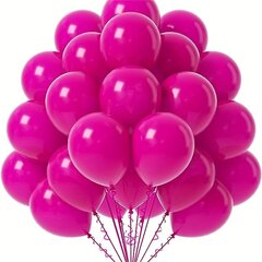 '50 tk 25,4 cm heleroosad lateksist õhupallid peoks Halloweeni jõuludeks tänupüha sünnipäevaks koolilõpetamiseks pulm Sugu paljastavad roosa printsessi peokaunistused (roosa lindiga) lihavõttekink' hind ja info | Õhupallid | kaup24.ee