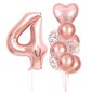 '10-pakendiline Rose Gold sünnipäevanumbrite komplekt: lisage oma peokaunistustele veidi luksust! Halloweeni tänupüha jõulukink Jõulud Halloweeni tänupüha kingitus lihavõttepühade kingitus Eid Al-Adha Mubarak' цена и информация | Õhupallid | kaup24.ee