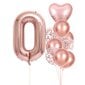 '10-pakendiline Rose Gold sünnipäevanumbrite komplekt: lisage oma peokaunistustele veidi luksust! Halloweeni tänupüha jõulukink Jõulud Halloweeni tänupüha kingitus lihavõttepühade kingitus Eid Al-Adha Mubarak' hind ja info | Õhupallid | kaup24.ee