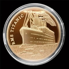 '1 tk Titanicu mälestusmedal mälestusmüntide koopia Titanicu paadikollektsiooni mündikunsti medali medalikollektsiooni suveniirid ja kingitused' hind ja info | Numismaatika | kaup24.ee