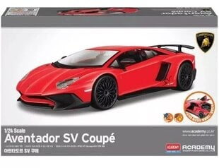 Liimitav mudel Academy Hobby 15130 Lamborghini Aventador SV Coupe 1/24 hind ja info | Liimitavad mudelid | kaup24.ee