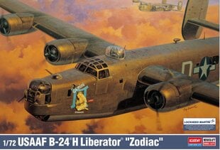 Liimitav mudel Academy Hobby 12584 USAAF B-24H Liberator Zodiac 1/72 цена и информация | Склеиваемые модели | kaup24.ee