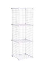 Modulaarne metallkapp x3 33x33x33cm, valge hind ja info | Lastetoa komplektid | kaup24.ee