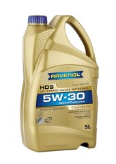 Mootoriõli RAVENOL HDS Hydrocrack Diesel Specific 5W-30 5L hind ja info | Mootoriõlid | kaup24.ee